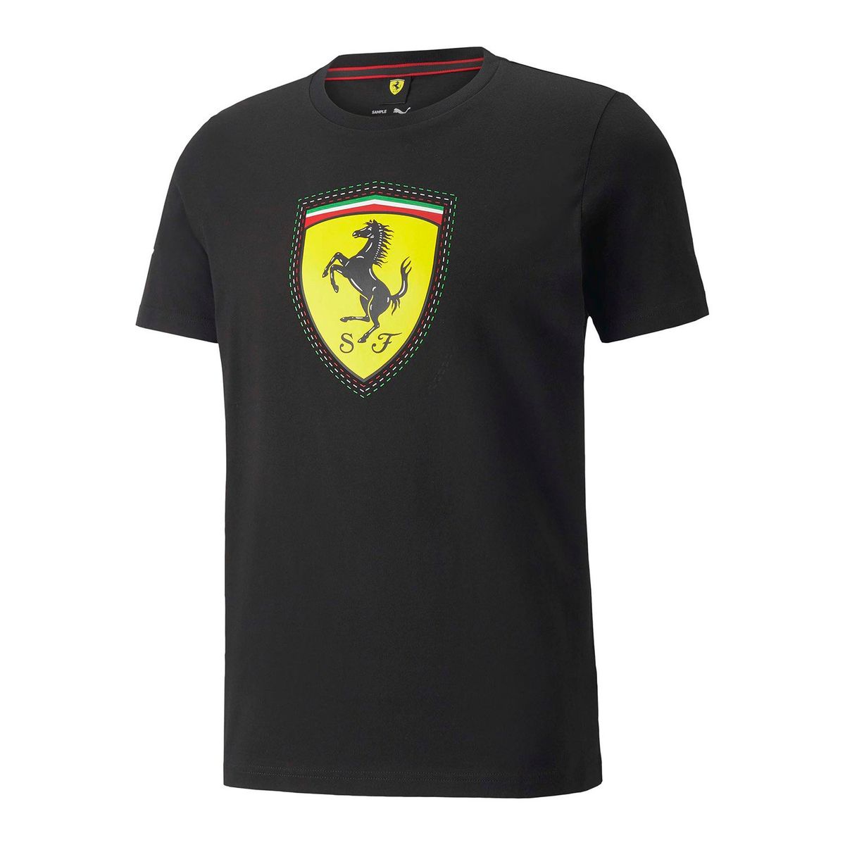PUMA - Polo Motorsport Hombre Puma Ferrari Race Colored Big Shield Tee