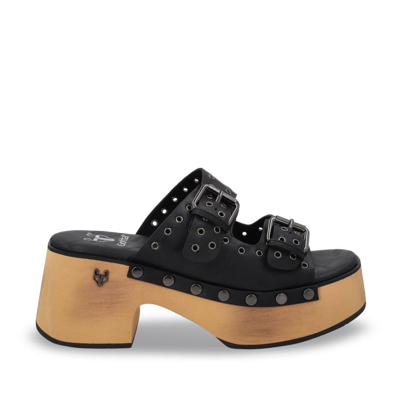 GOTTA - Sandalia Plataforma Negra Mujer 35266 Gotta