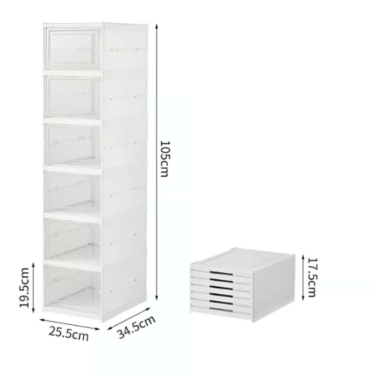 GENERICO - Zapatera Plegable 6 Niveles.