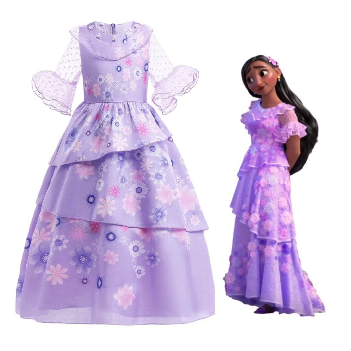 GENERICO - Vestido Isabela Madrigal Encanto Importados - Vestido Encanto