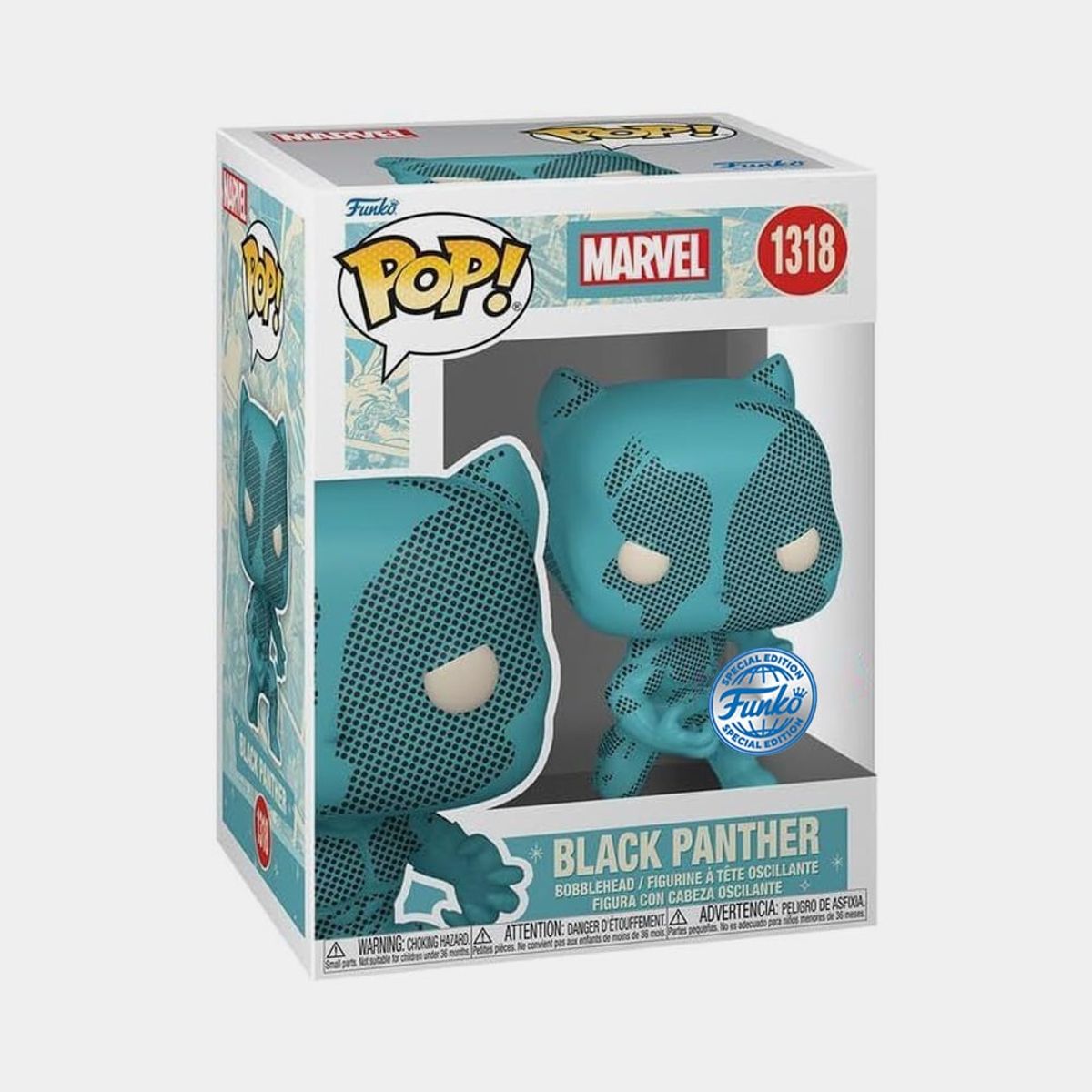 FUNKO - FUNKO POP MARVEL BLACK PANTHER SE  RETRO REIMAGINED