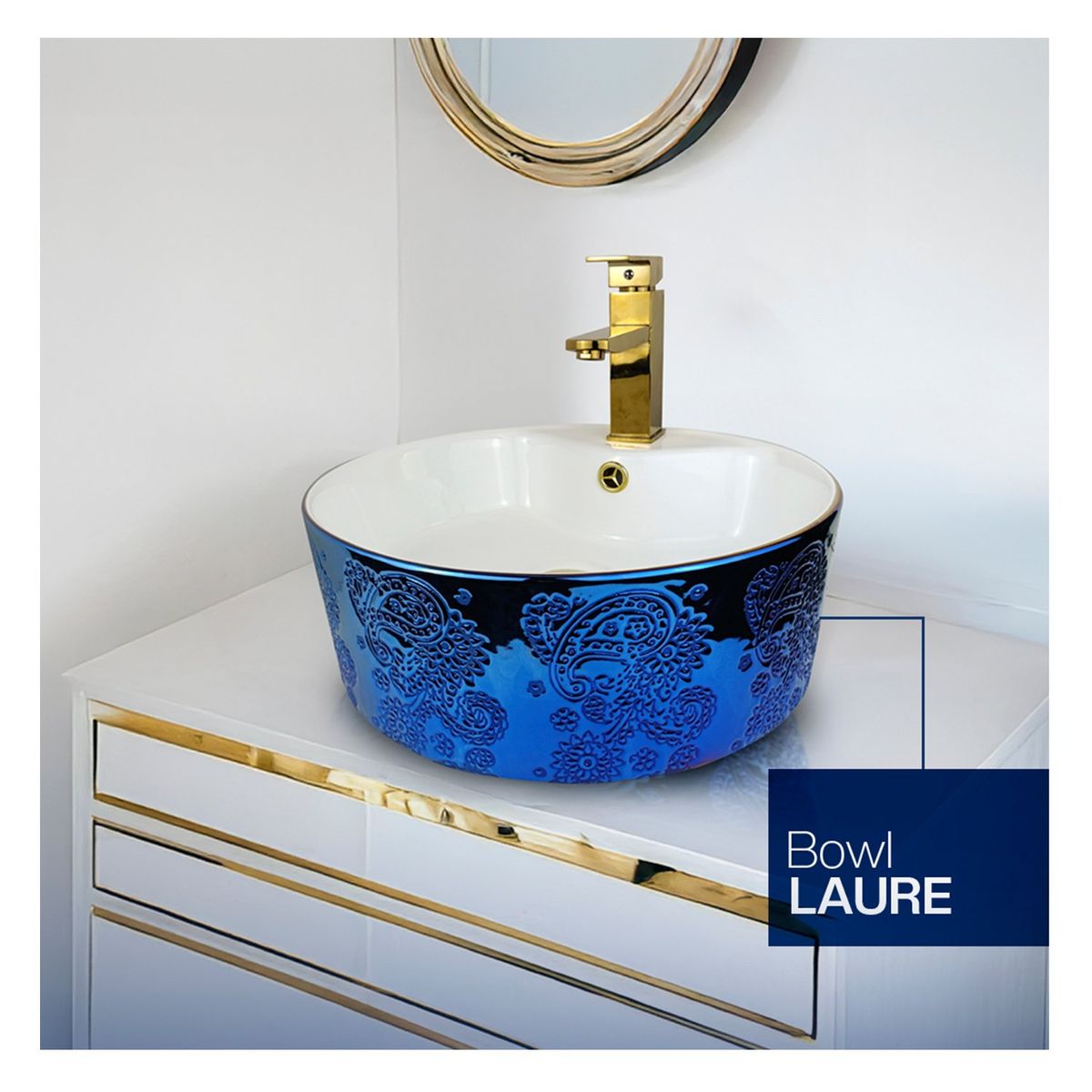 STONE - BOWL REDONDO LAURE AGUAMARINA STONE