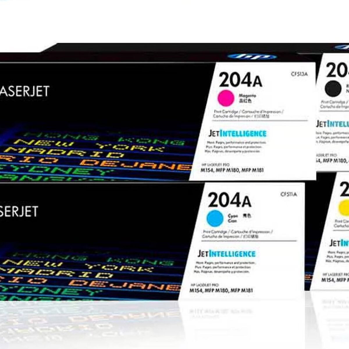 HP - Kit Toner HP 204A Cyan Magenta Amarillo Negro - Pack