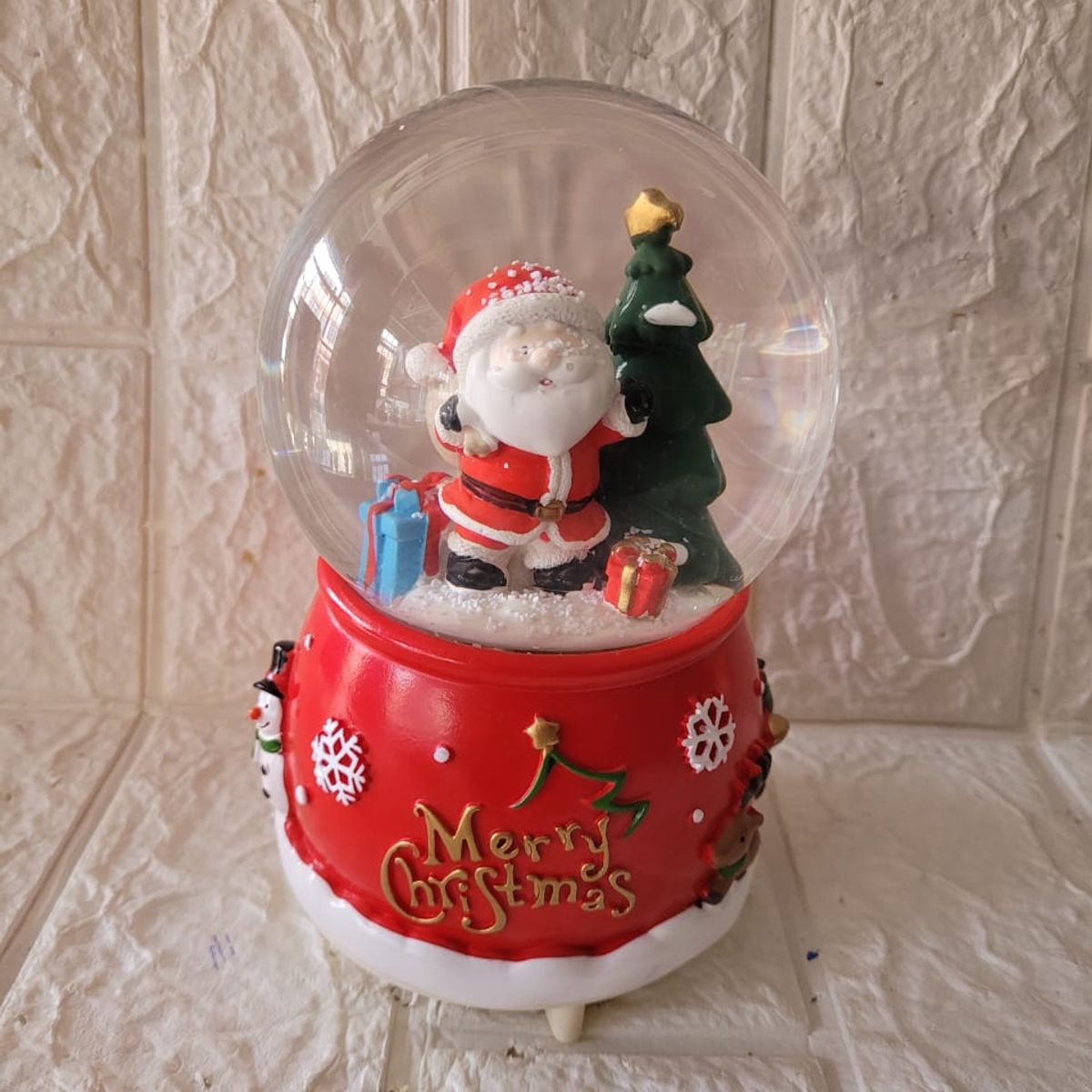 GENERICO - ESFERA NAVIDEÑA MUSICAL PAPANOEL ARBOL 2