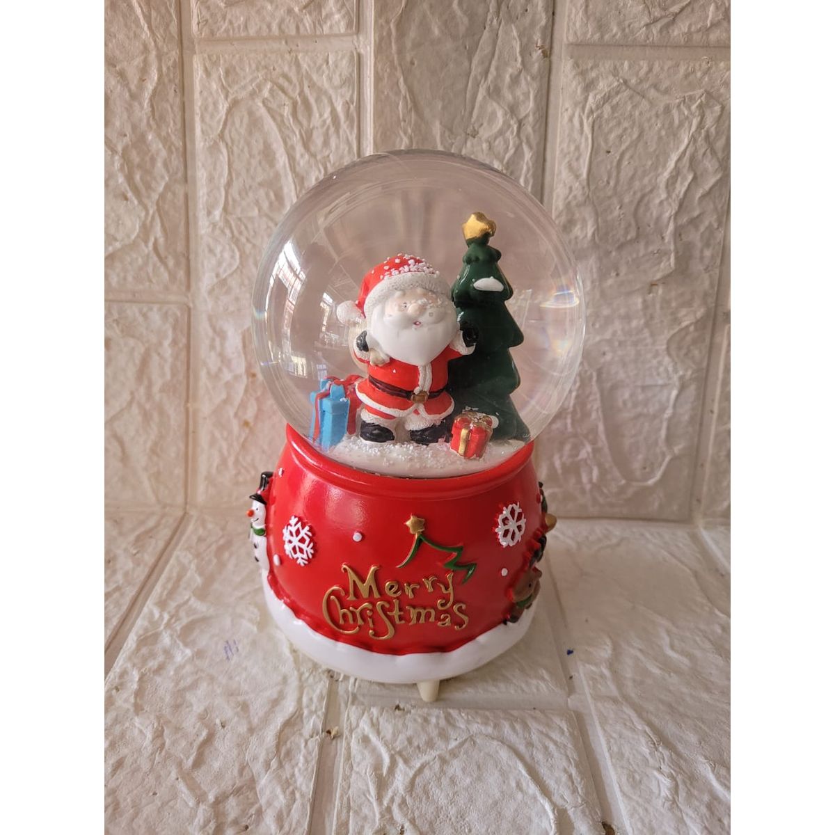 GENERICO - ESFERA NAVIDEÑA MUSICAL PAPANOEL ARBOL 2