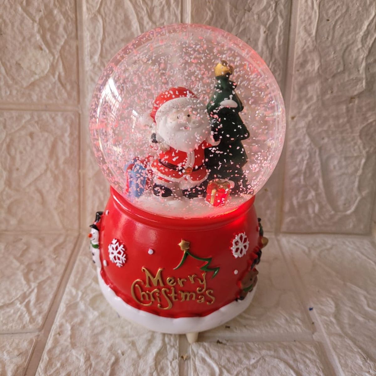 GENERICO - ESFERA NAVIDEÑA MUSICAL PAPANOEL ARBOL 2