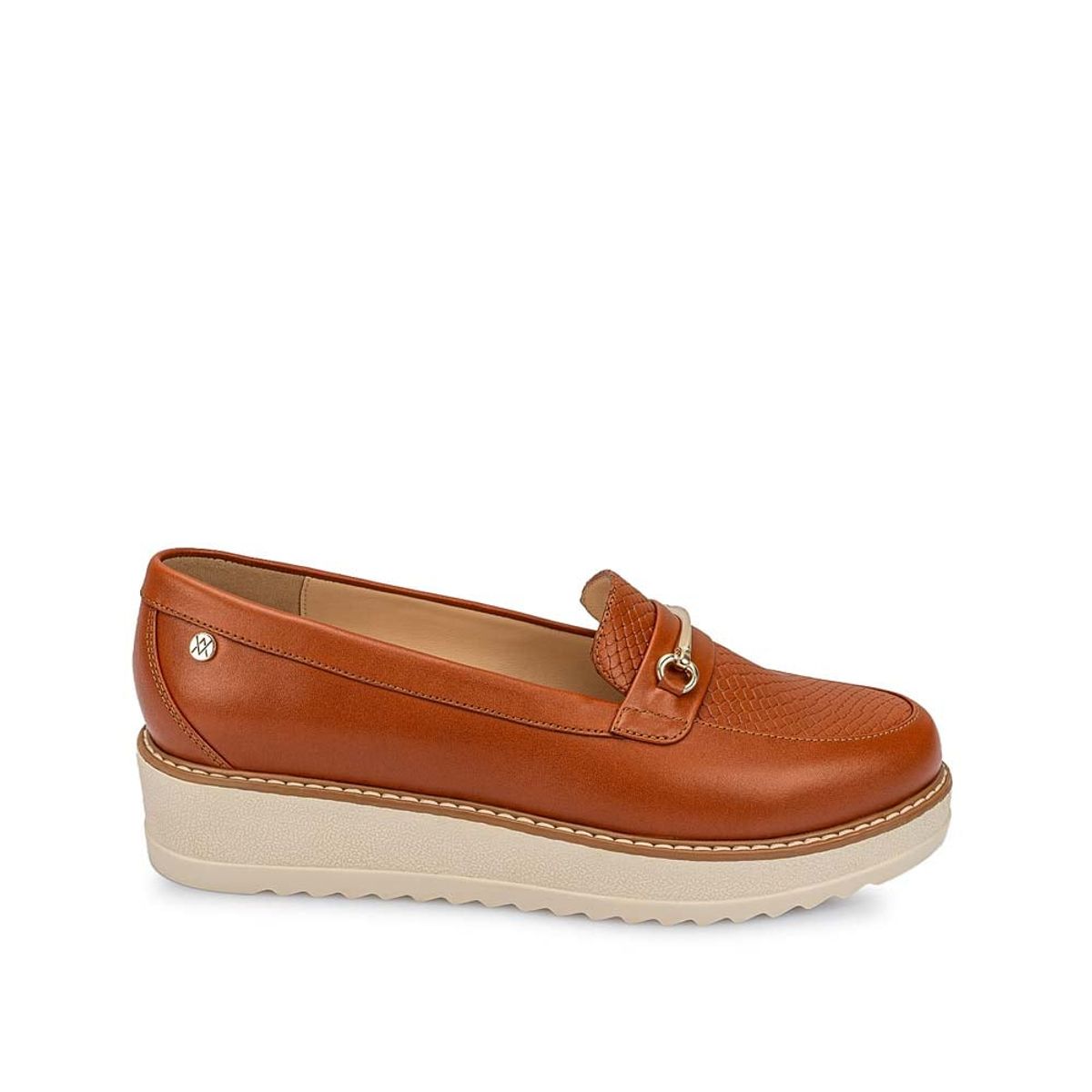 VIALE - Zapato Mocasín Casual TATI-2526 Cobre Viale Cuero