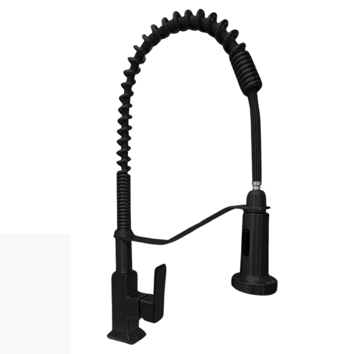 XM - LLAVE DE COCINA RESORTE NEGRO MUEBLE LC1077N