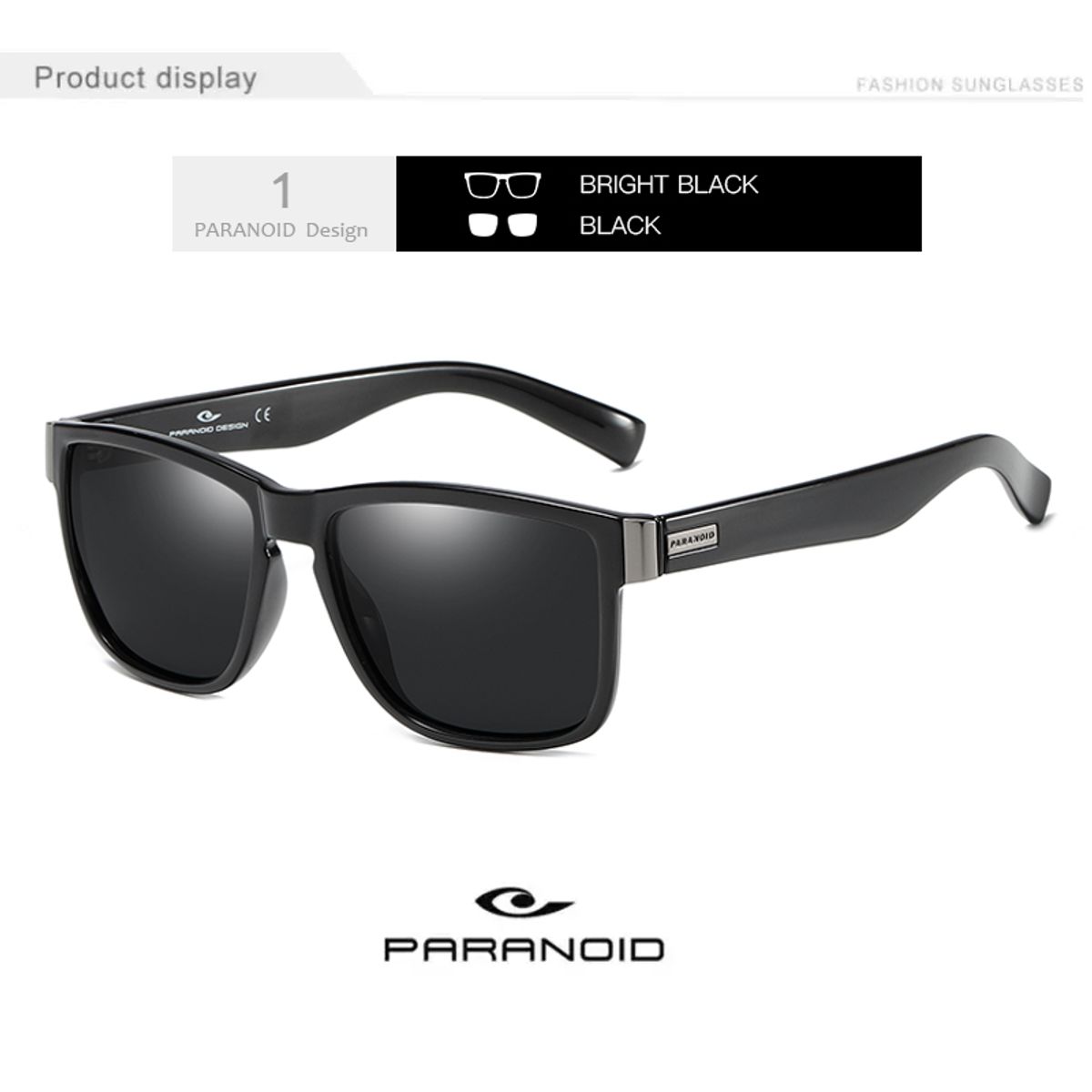 GENERICO - LENTES DE SOL PARANOID  RACER - POLARIZADOS UV400