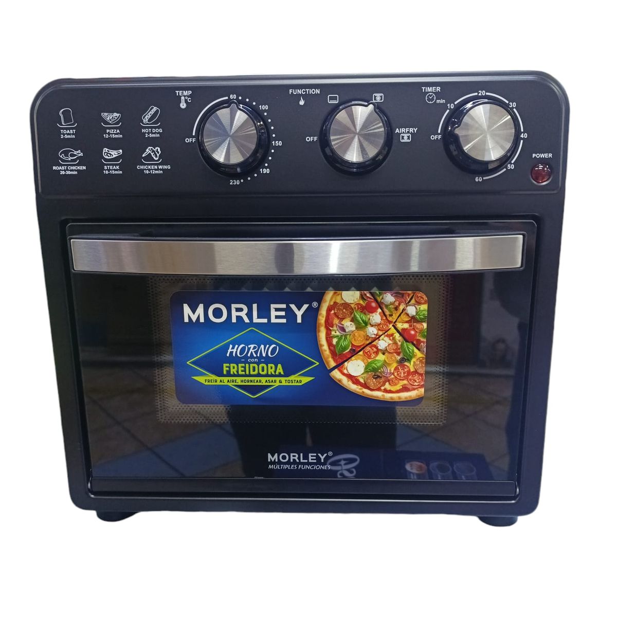 MORLEY - Horno Freidora de Aire Morley de 10 Litros HOA-6020L