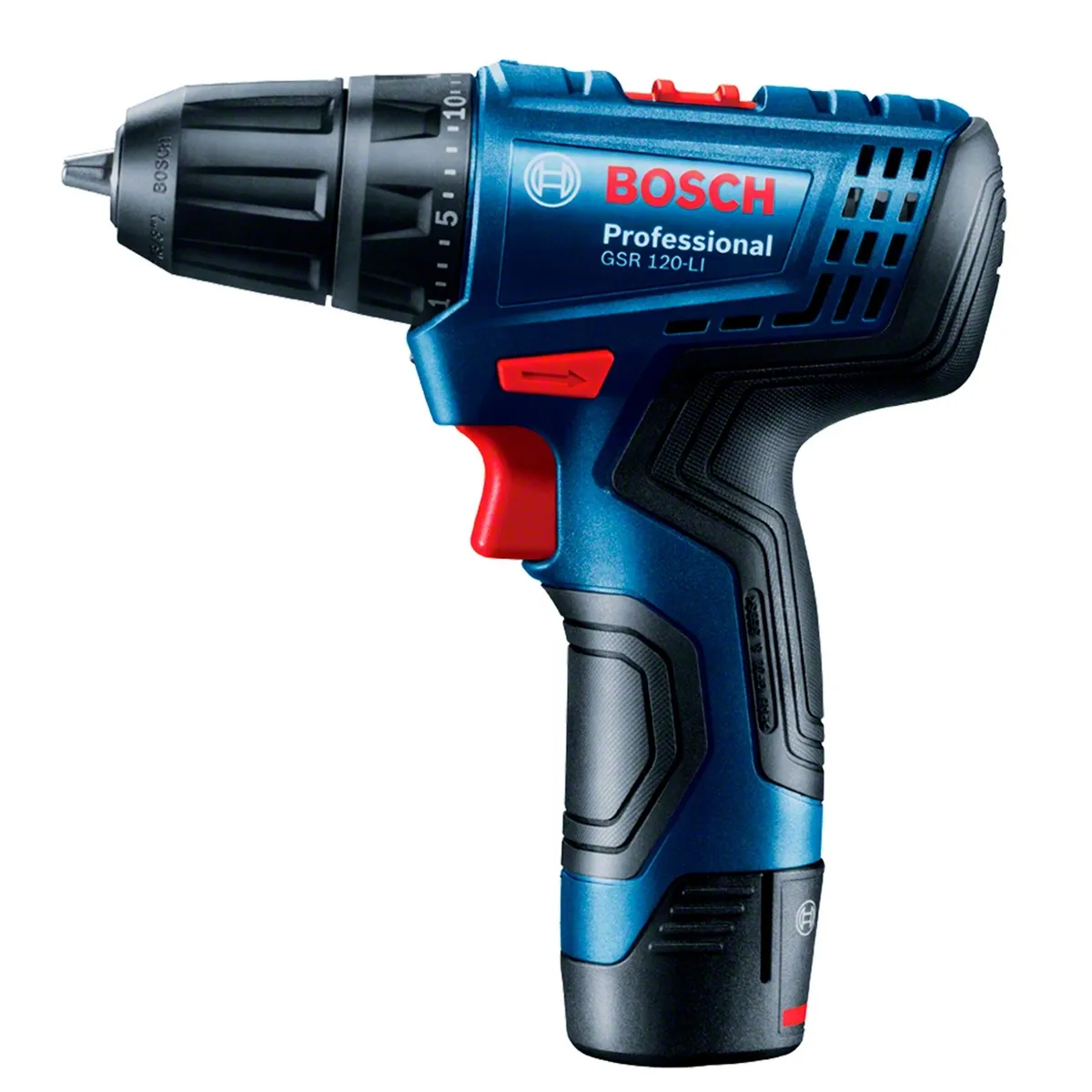 BOSCH - Taladro Atornillador Inalámbrico 3 /8" 12V GSR 120-LI+1 Bat + Cargador