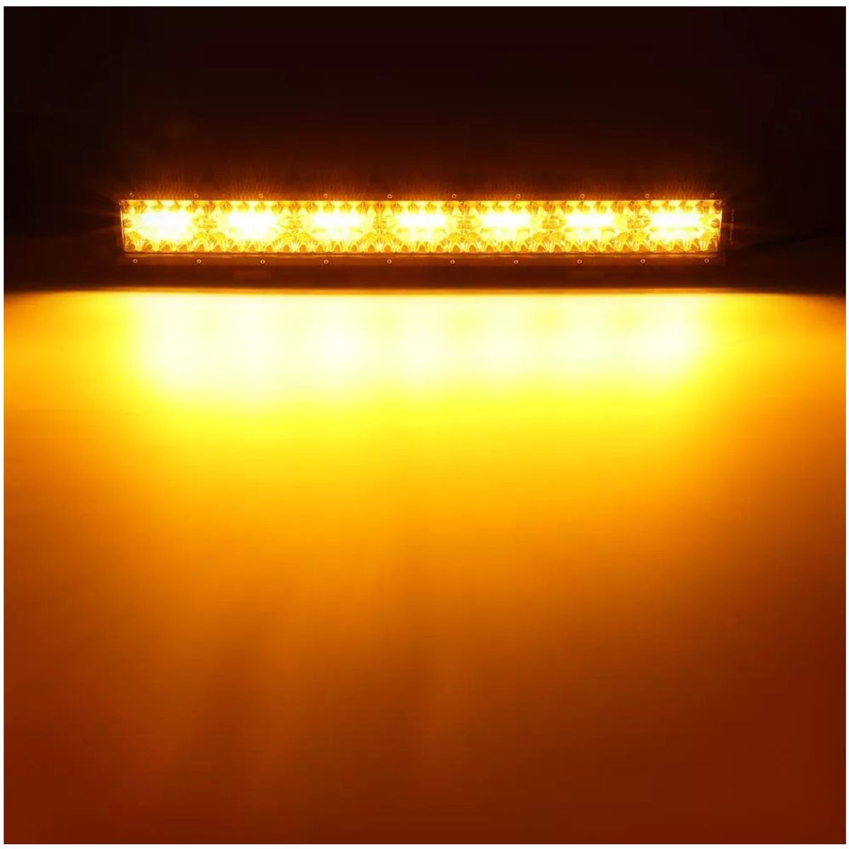 GENERICO - Barra Led Neblinero 37cm Doble Color Estrobo Auto