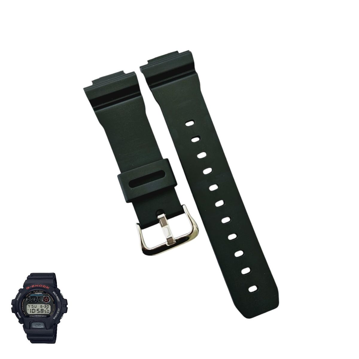 GENERICO - Correa Repuesto para CASIO G SHOCK DW-6900 - Negro