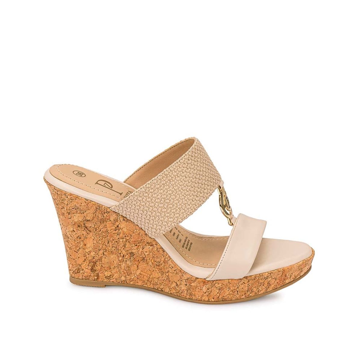 Piazza - Sandalia Dorsay Casual MAVI-2525 Hueso Piazza