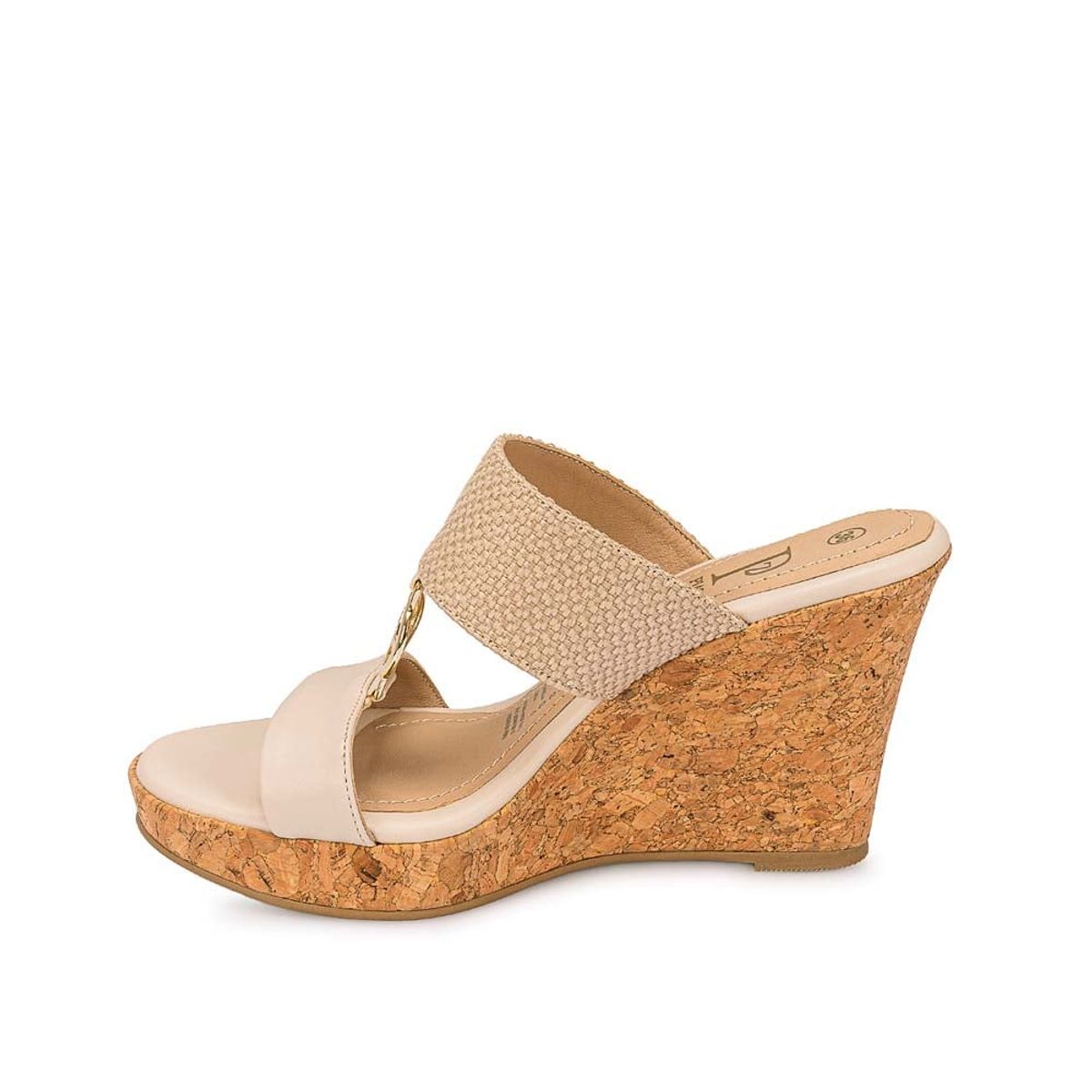 Piazza - Sandalia Dorsay Casual MAVI-2525 Hueso Piazza