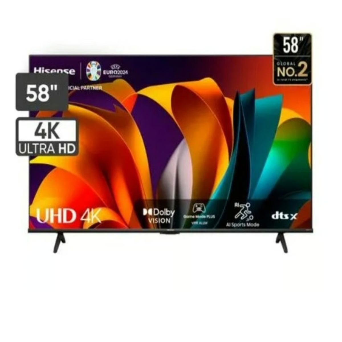 HISENSE - Televisor Hisense 58 Pulg. LED Smart VIDAA Tv UHD 4K 58A6N (2024)