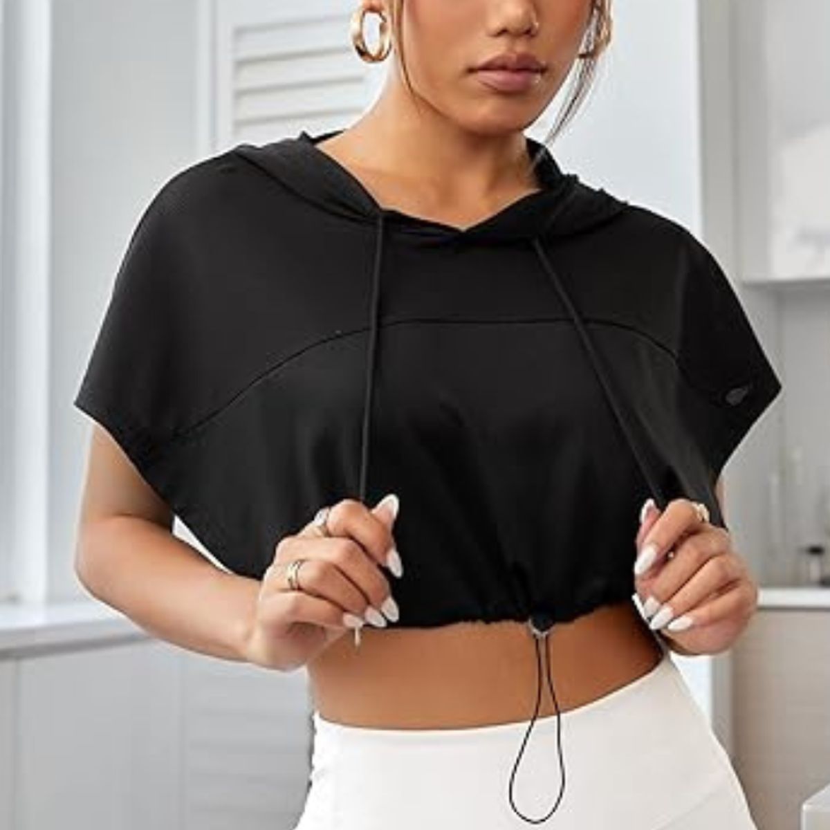 GENERICO - Sudadera Deportiva con Capucha para Mujer