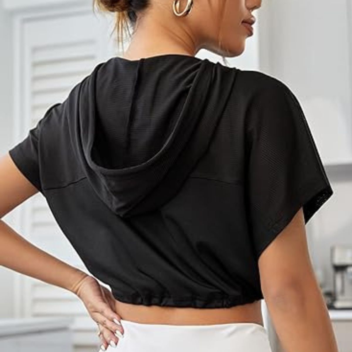 GENERICO - Sudadera Deportiva con Capucha para Mujer