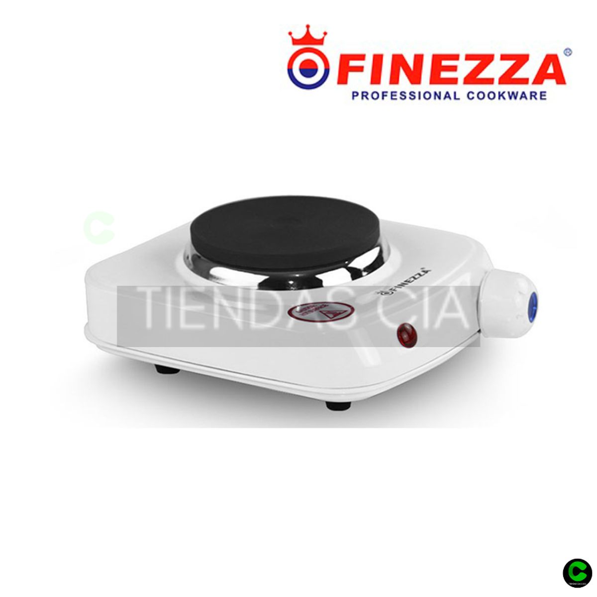 FINEZZA - Cocina Eléctrica FINEZZA 1 HORNILLA  FZ-101D0B -BL