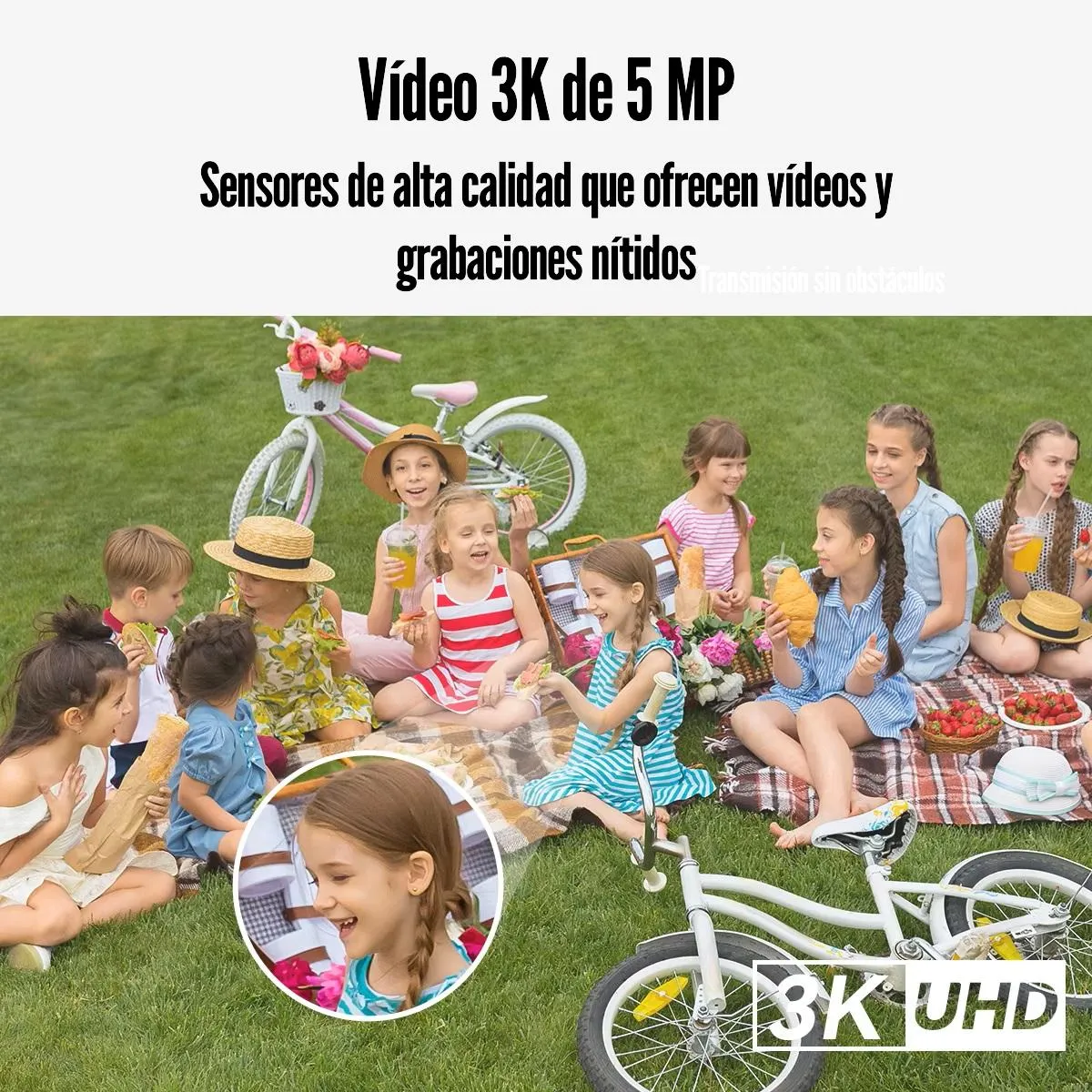 IMOU - IMOU - Cámara WiFi Bullet 3 5MP S3EN-5M0WE 3K IP67 - Blanco