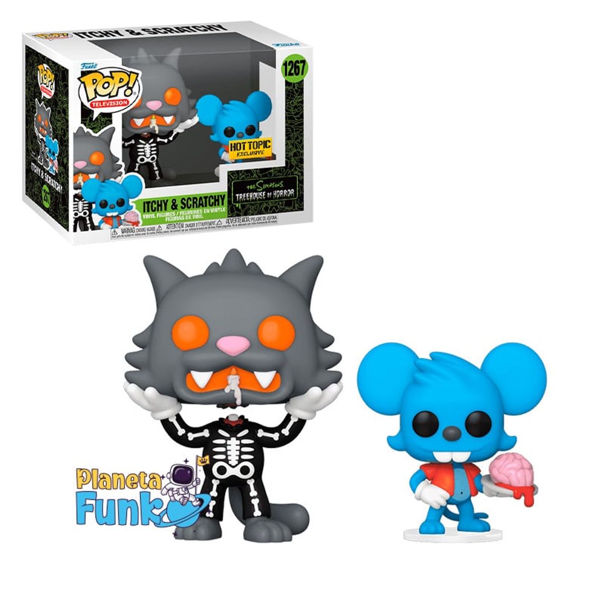 FUNKO - LOS SIMPSONS ITCHY Y SCRATCHY HALLOWEEN 1267