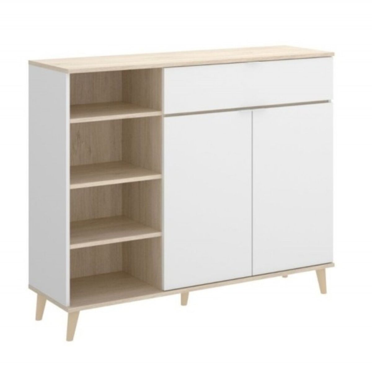 TU MESITA - Aparador para Cocina Wok TU MESITA color BlancoNatural