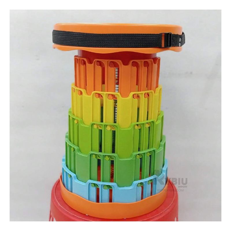 GENERICO - Silla Resistente y Moderna de Tapa Naranja Y+Papel de Regalo