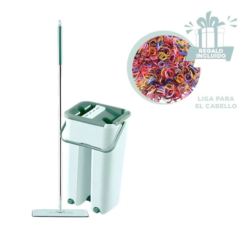 GENERICO - Utensilio de Baño en Verde Agua Y+Ligas de Regalo