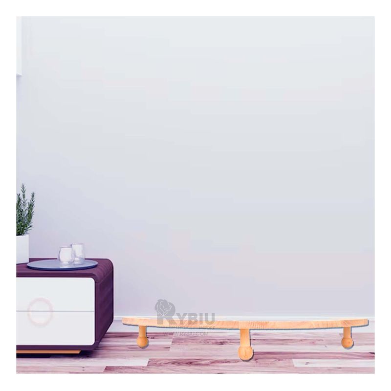 GENERICO - Base Redonda de Madera con Patitas de 44cm Y+Regalo Agendita
