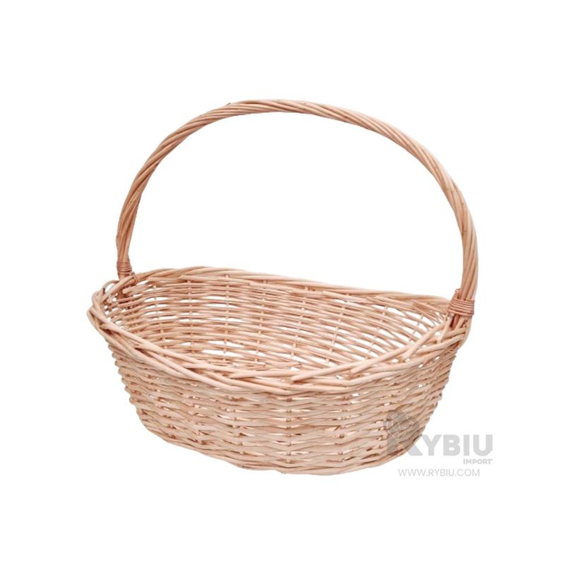 GENERICO - Canasta Decorativa Ovalada Marron Y+Regalo Agendita
