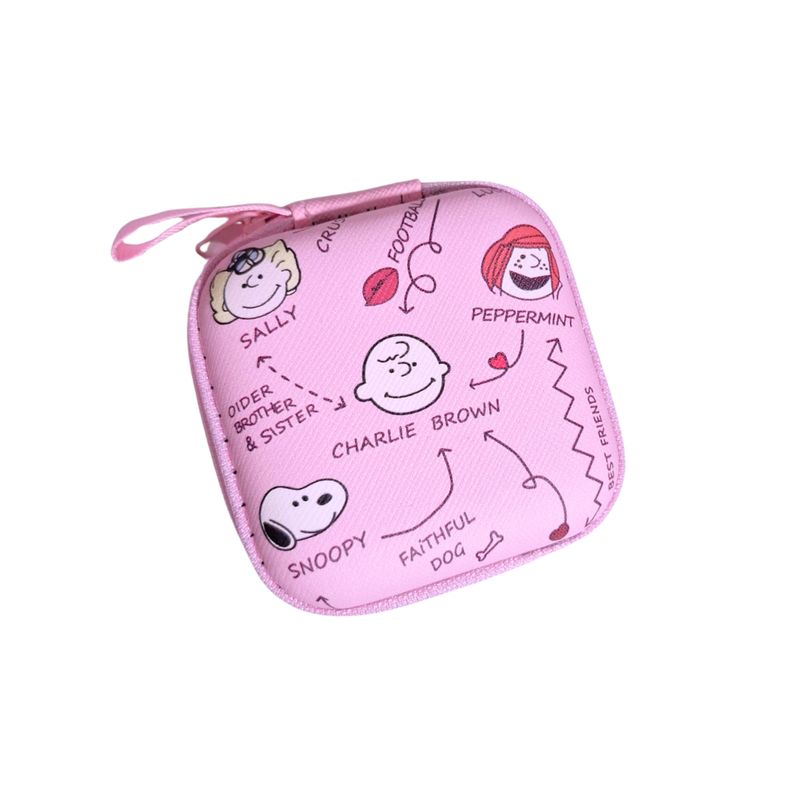 SNOOPY - SNOOPY ESTUCHE PORTÁTIL PARA AURICULARES CABLES
