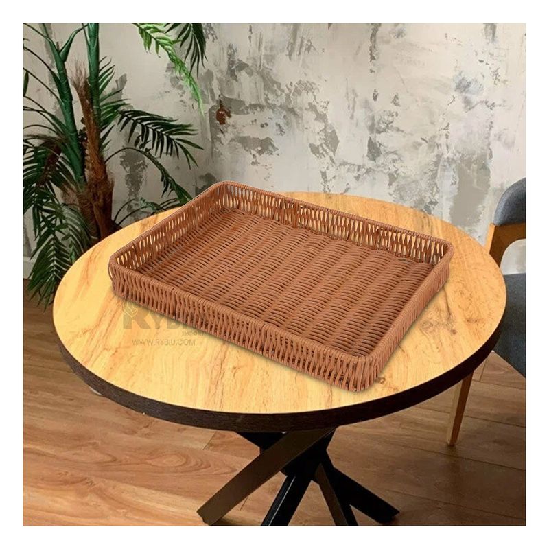 GENERICO - Cesta Rustica 30x20x4cm de Color Marron Y+Regalo Agendita