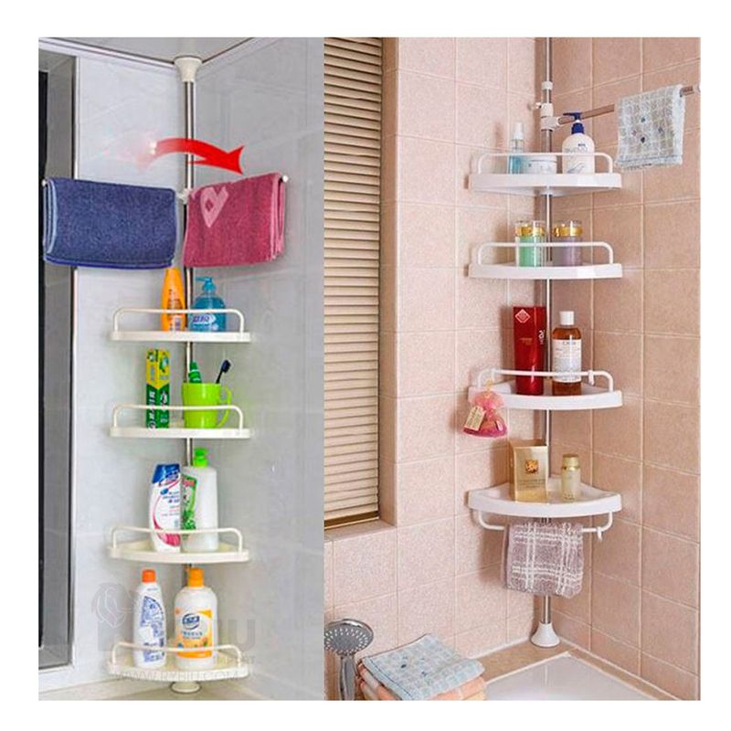 GENERICO - Organizador Moderno de Ducha en Blanco Y+Regalo Agendita