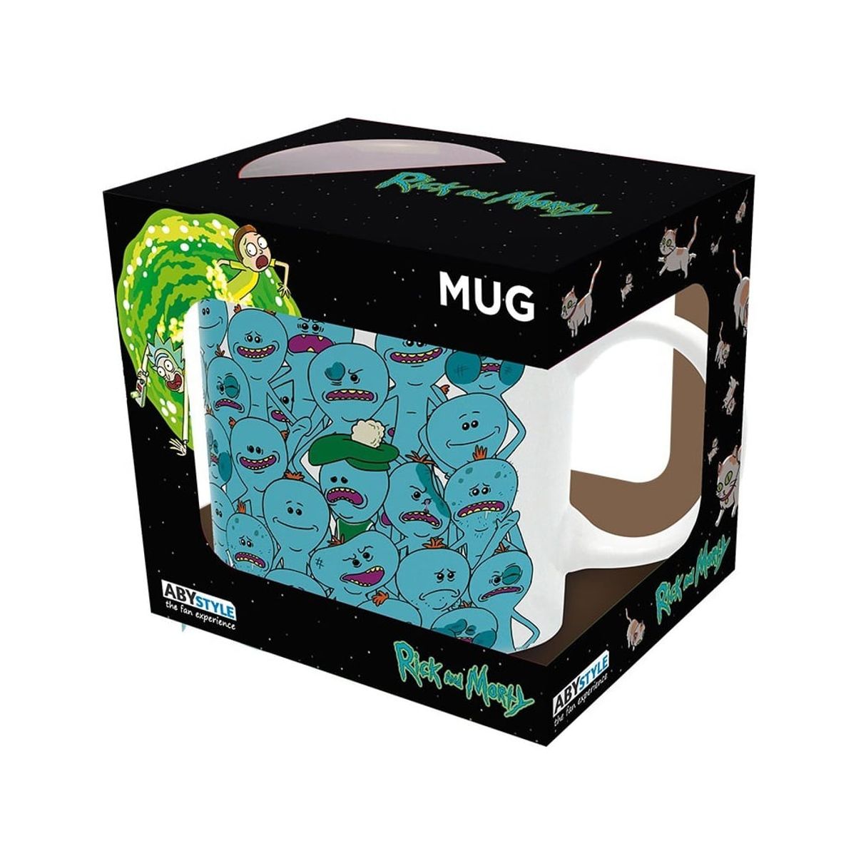 ABYSSE AMERICA - TAZA DE RICK AND MORTY 320 ML - MEESEEKS