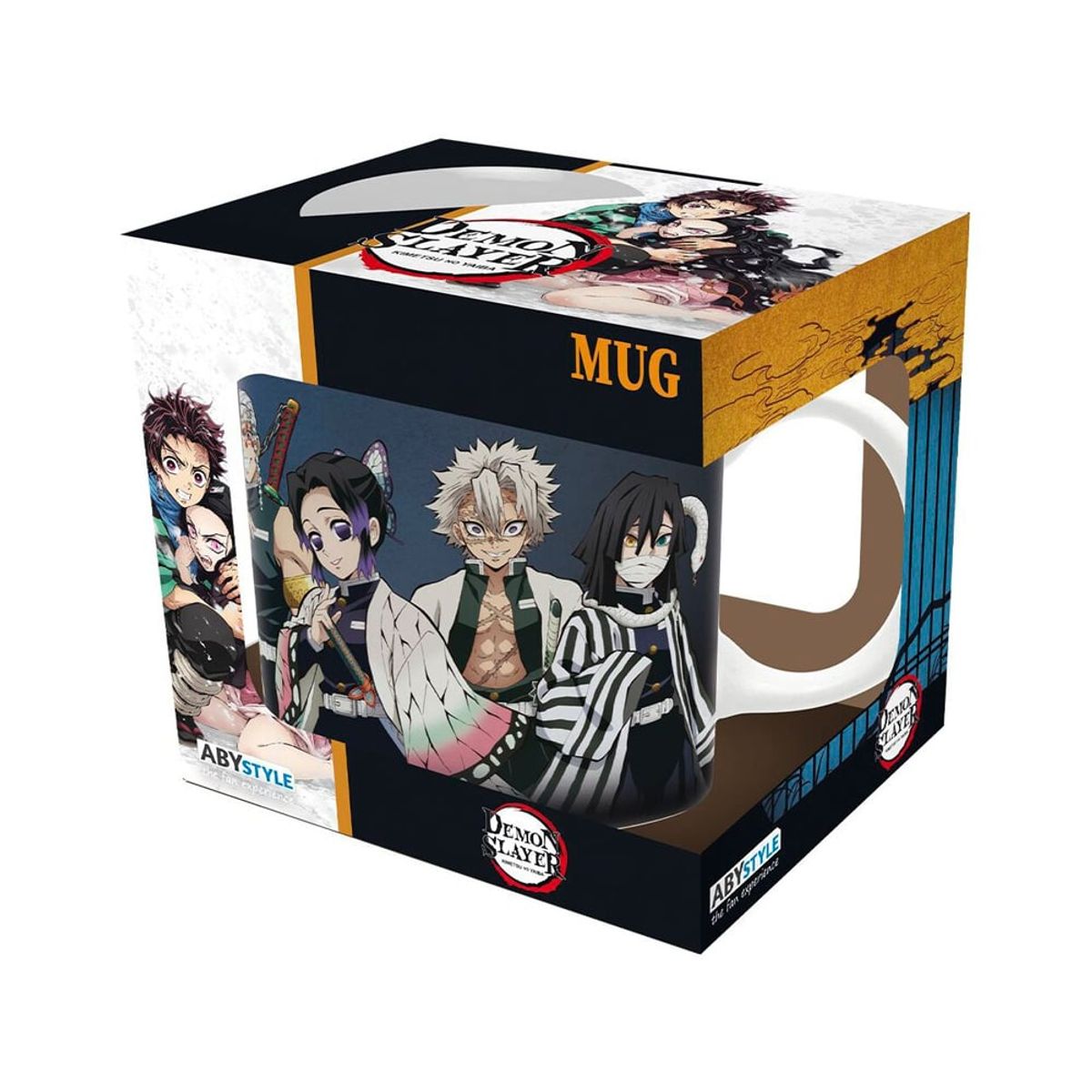 ABYSSE AMERICA - TAZA DEMON SLAYER 320ML PILLARS SUBLI X2