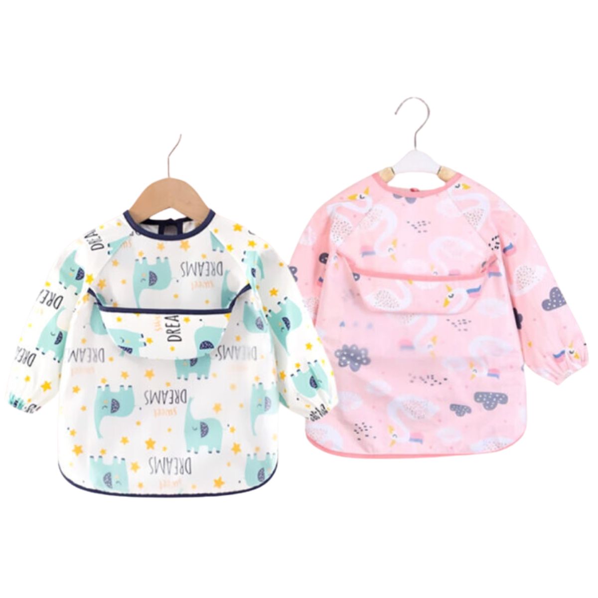 GENERICO - Babero Mandil Impermeable Para Niñas