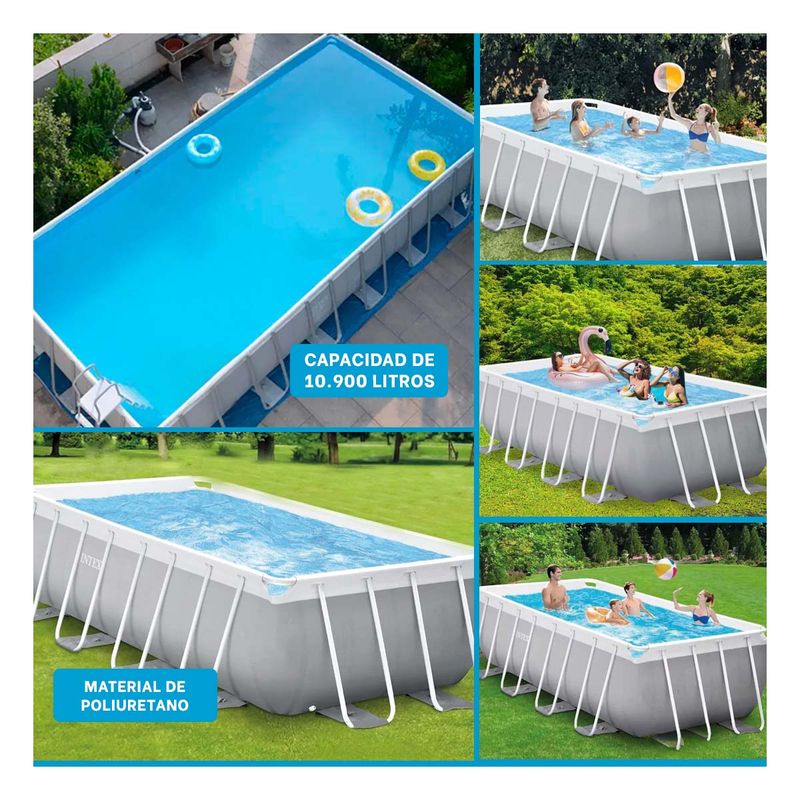 GENERICO - Pileta Ergonomica y Moderna Rectangular Y+Ligas de Regalo