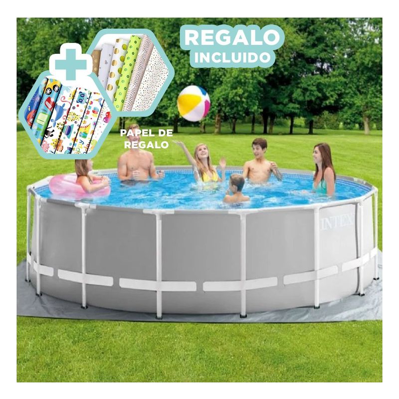 GENERICO - Piscina de Facil Armado y Plegado Compacto Y+Papel de Regalo