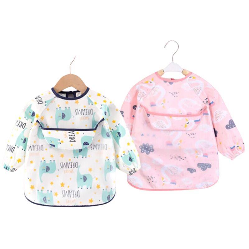 GENERICO - Babero Mandil Impermeable Para Niños