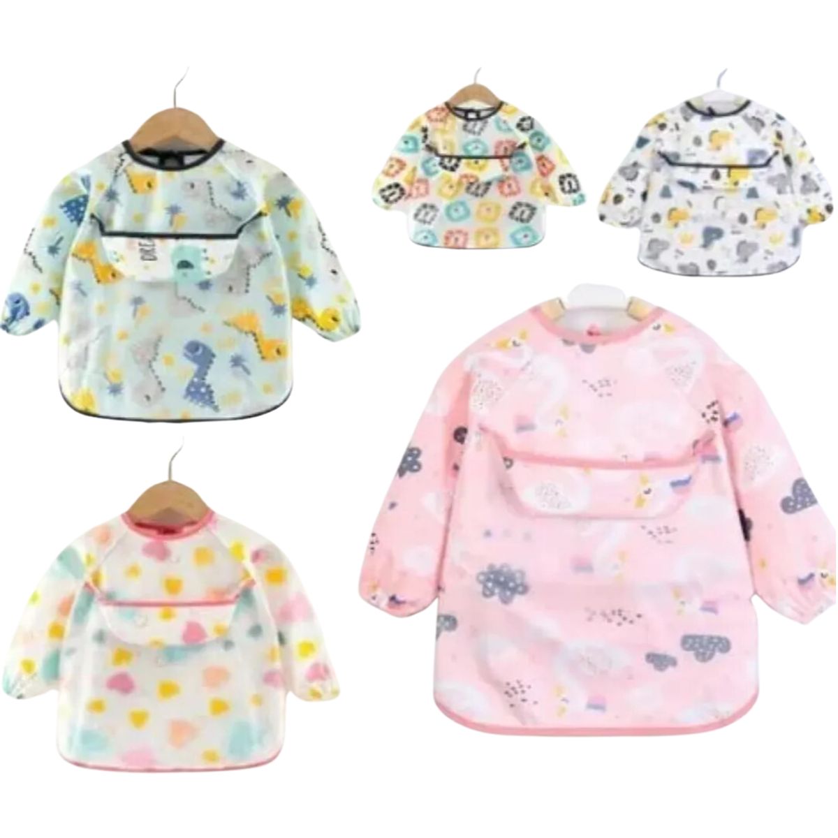 GENERICO - Babero Mandil Impermeable Para Niños