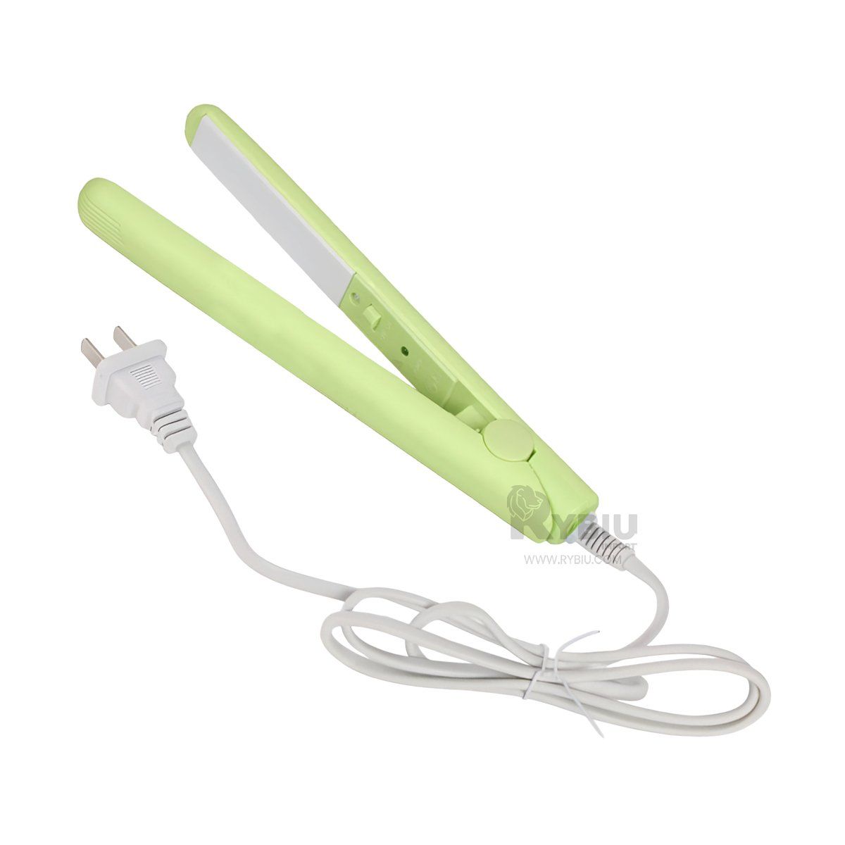 GENERICO - Alisador Pequeno Compacto en Verde Y+Envoltorio de Regalo