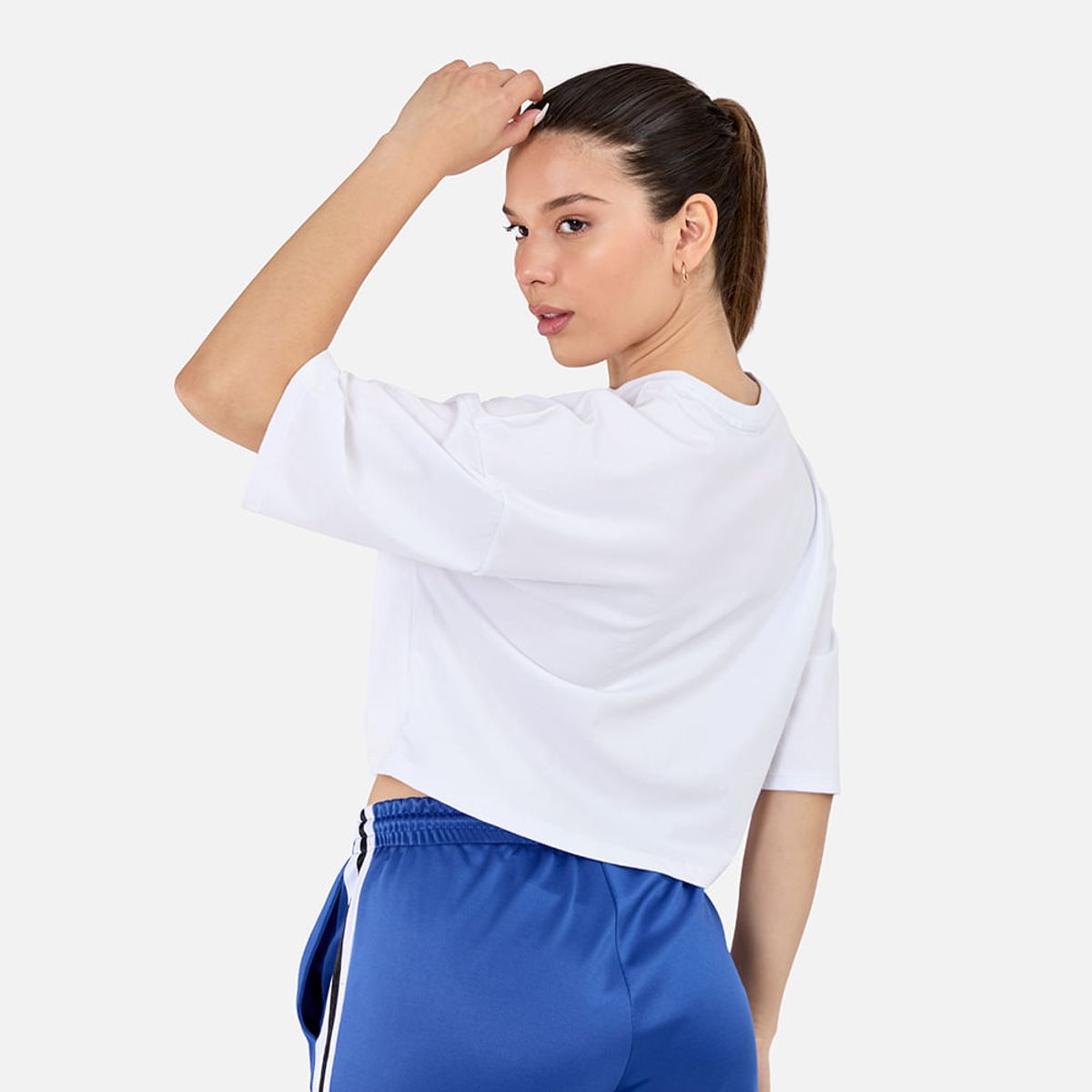 NEW ATHLETIC - Polo Crop New Athletic Denise Blanco Mujer