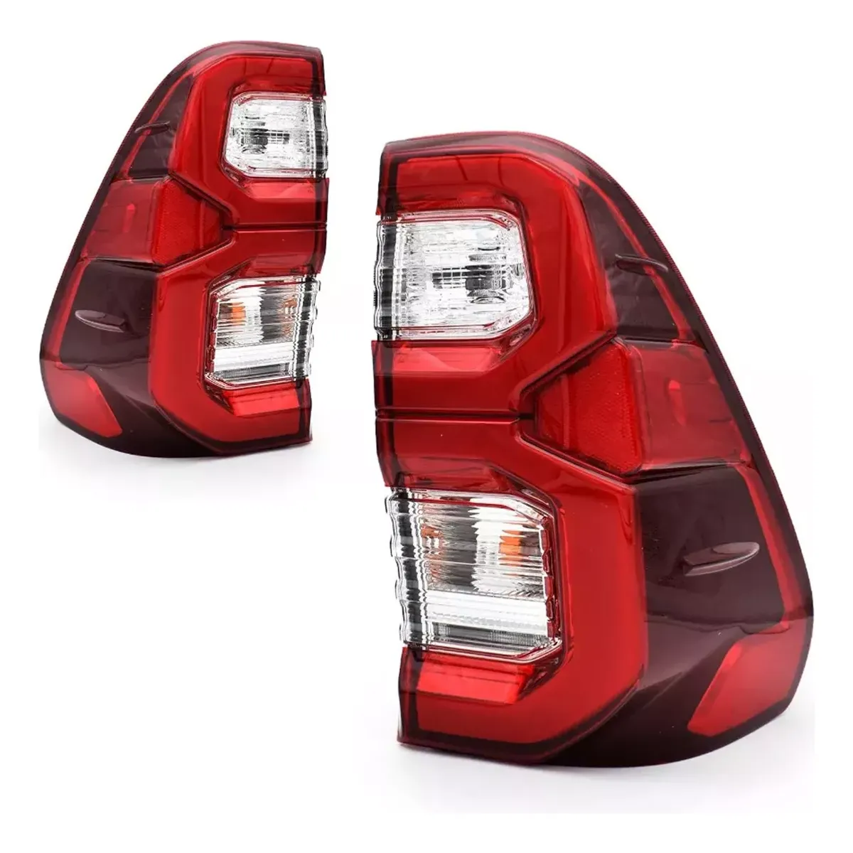 GENERICO - Par Faro Posterior Hilux Revo 2016-2024 Full Led