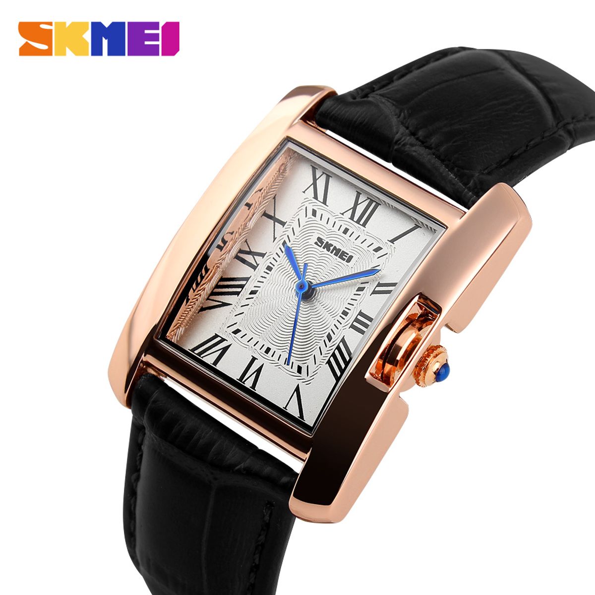 SKMEI - RELOJ SKMEI 1085 Negro CORREA CUERO PARA MUJER_.