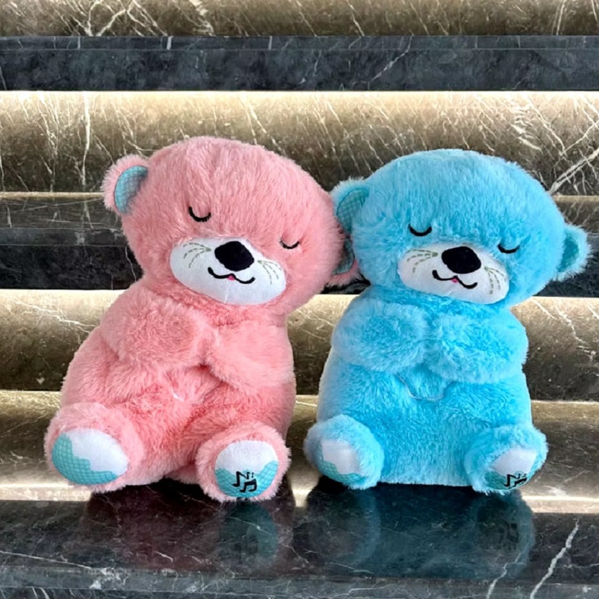 GENERICO - PELUCHE  QUE RESPIRA CON MUSICA RELAJANTE PARA NIÑO ROSADO