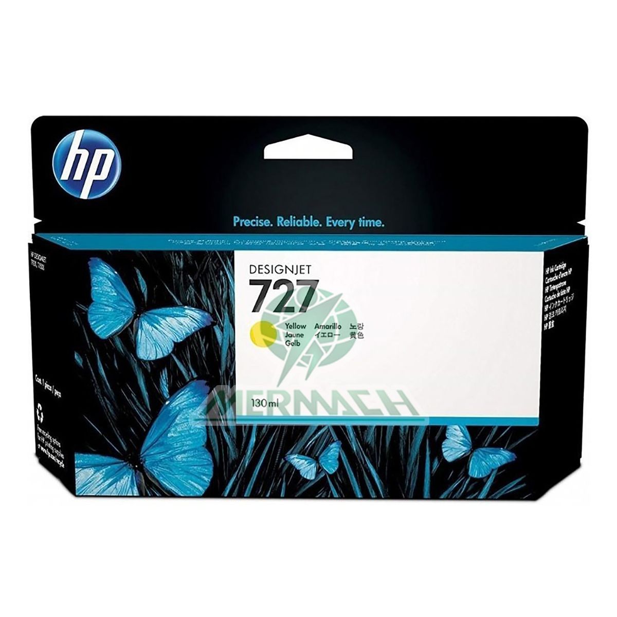HP - TINTA HP 727 B3P21A 130ML YELLOW DESIGNJET T1500/T2500/T920/T930