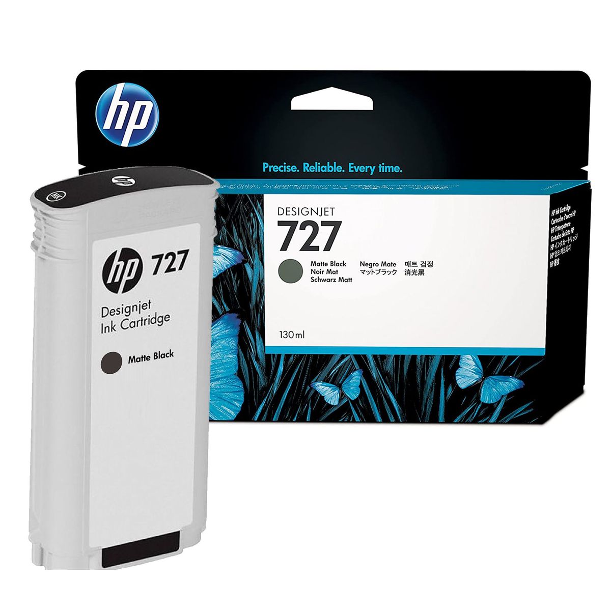 HP - TINTA HP 727 B3P22A 130ML MATTE BLACK DESIGNJET T1500/T2500/T920/T930