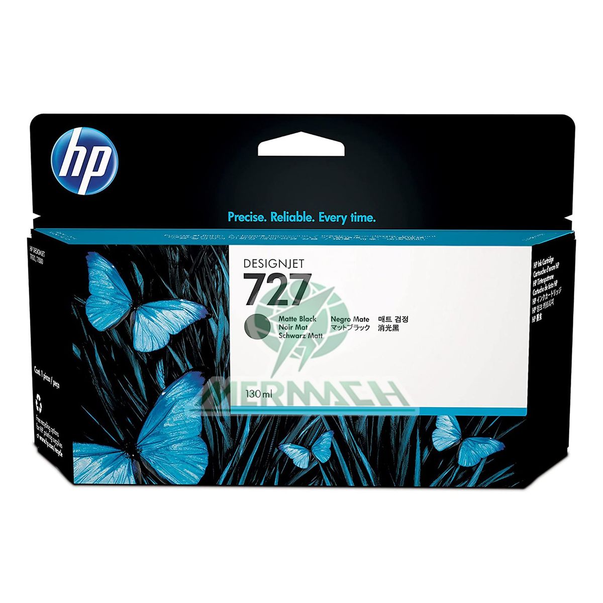 HP - TINTA HP 727 B3P22A 130ML MATTE BLACK DESIGNJET T1500/T2500/T920/T930