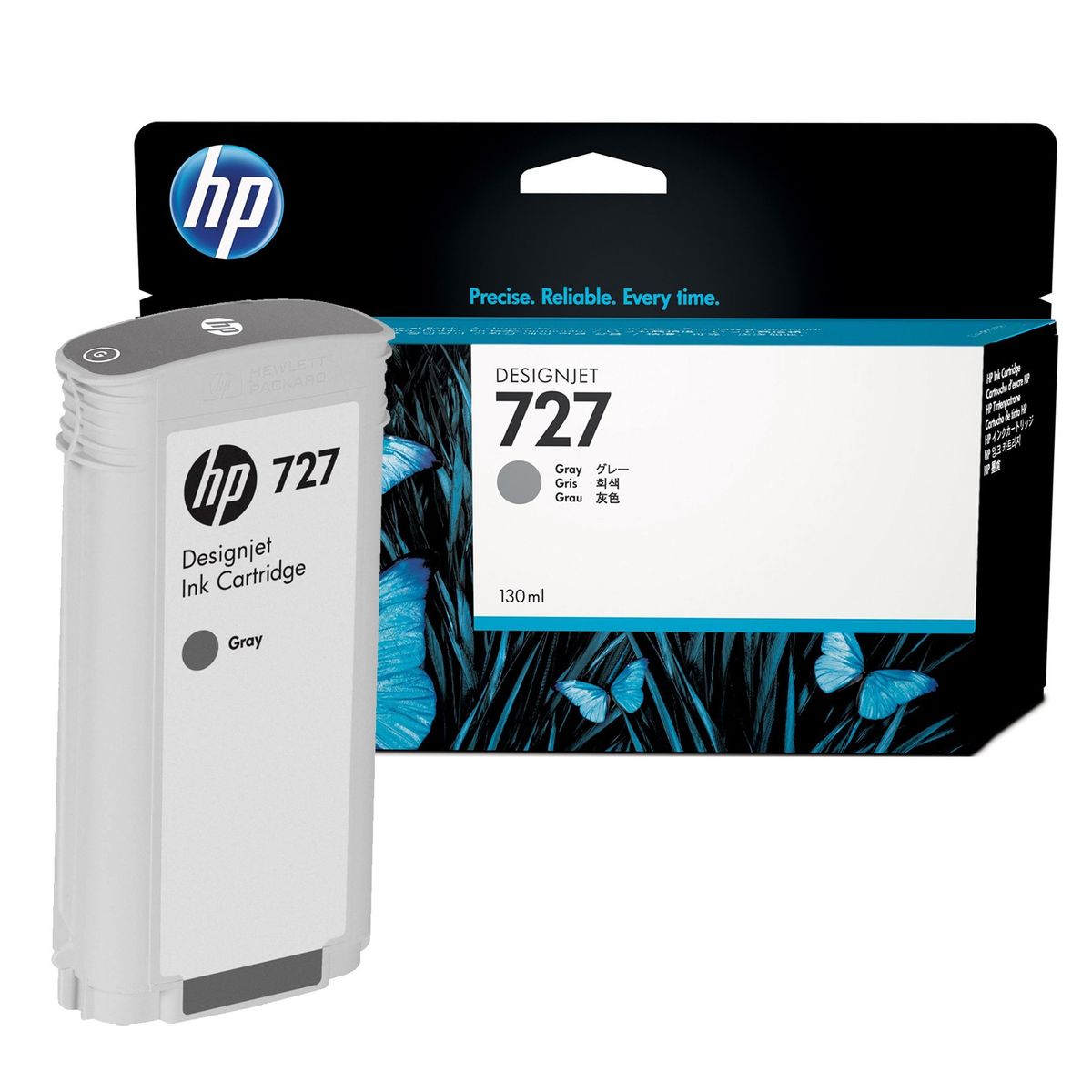 HP - TINTA HP 727 B3P24A 130ML GRAY DESIGNJET T1500/T2500/T920/T930