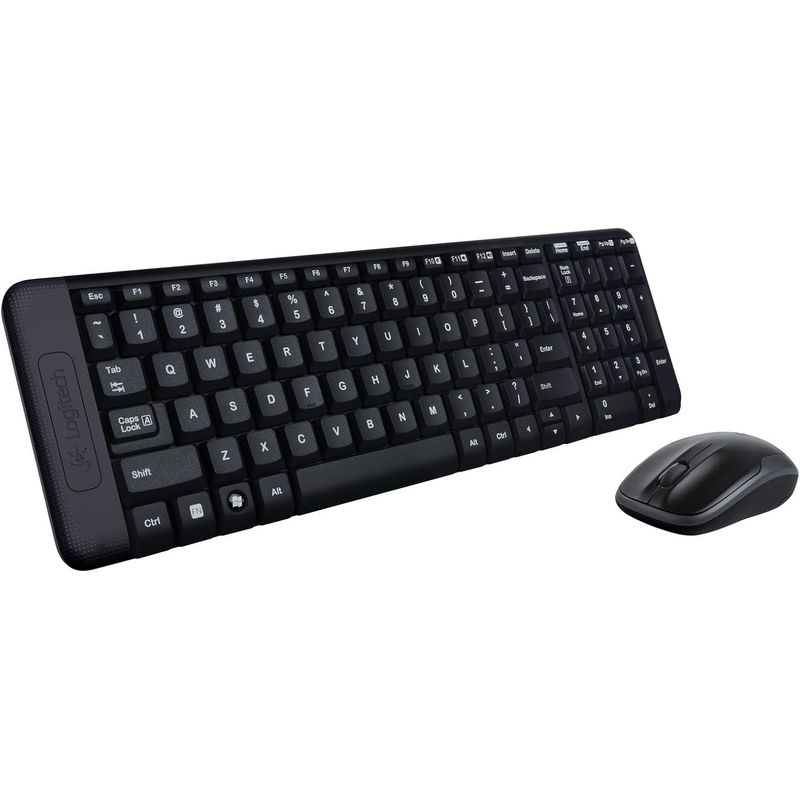 LOGITECH - COMBO TECLADO + MOUSE MK220 INALÁMBRICO USB SP NEGRO LOGITECH
